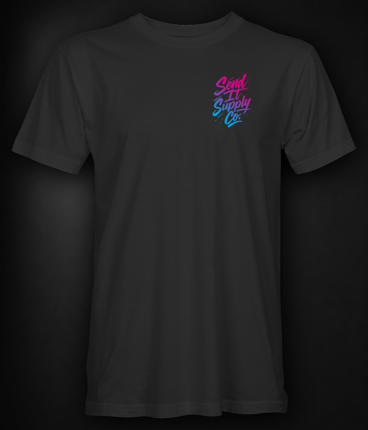 Gradient Script Tee