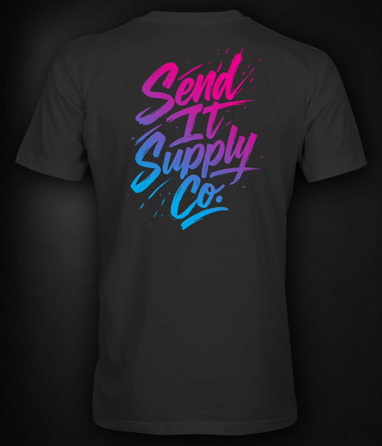 Gradient Script Tee